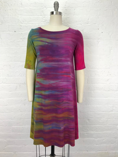 Lucille Dress in Hot Sunset - Cloud Candy