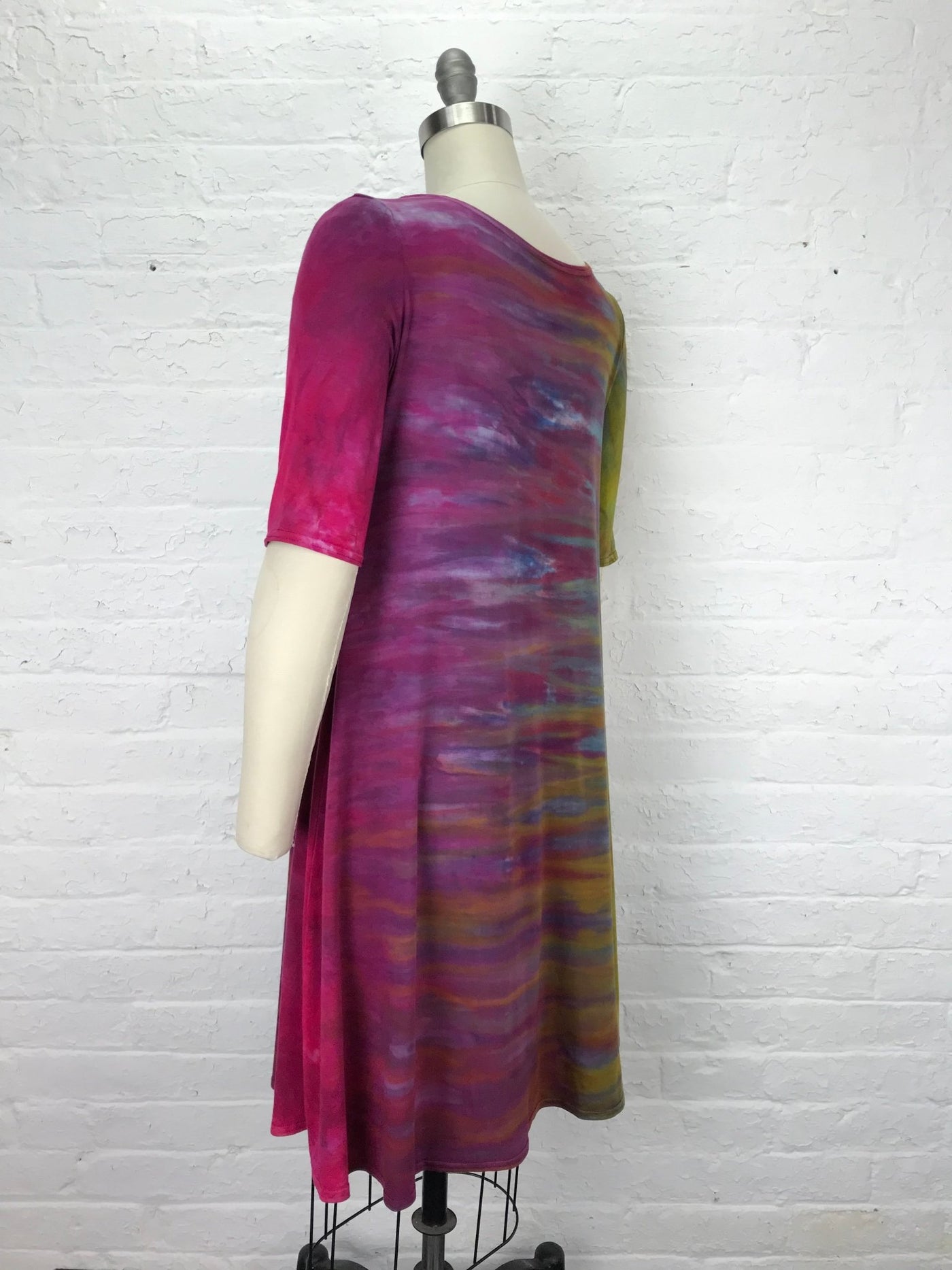 Lucille Dress in Hot Sunset - Cloud Candy