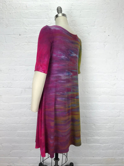 Lucille Dress in Hot Sunset - Cloud Candy