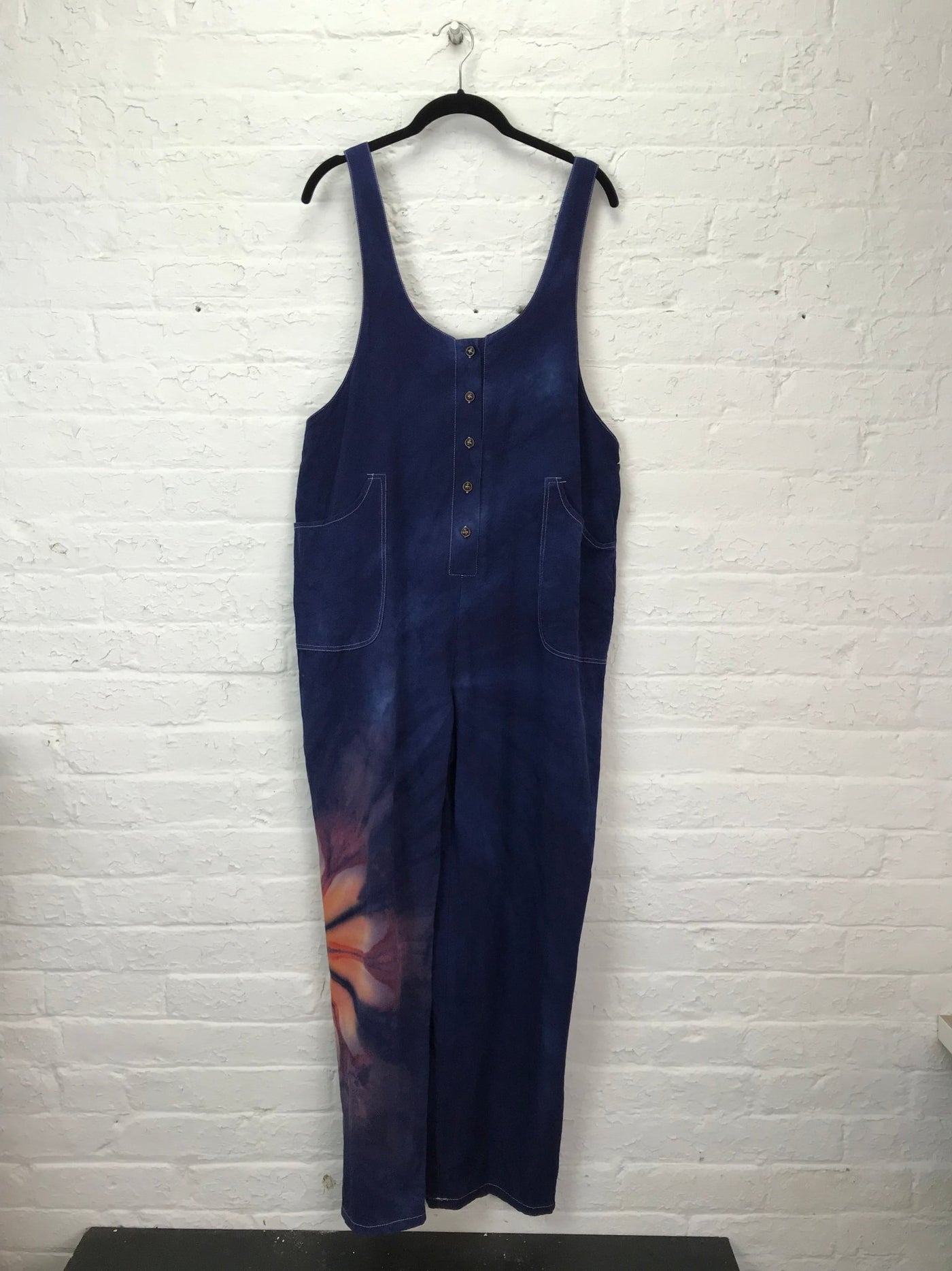 Overalls in Peach Flower - Cloud Candy