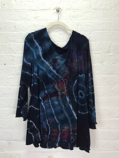 Rose 3/4 Sleeve Top in Celestial Energy - Cloud Candy