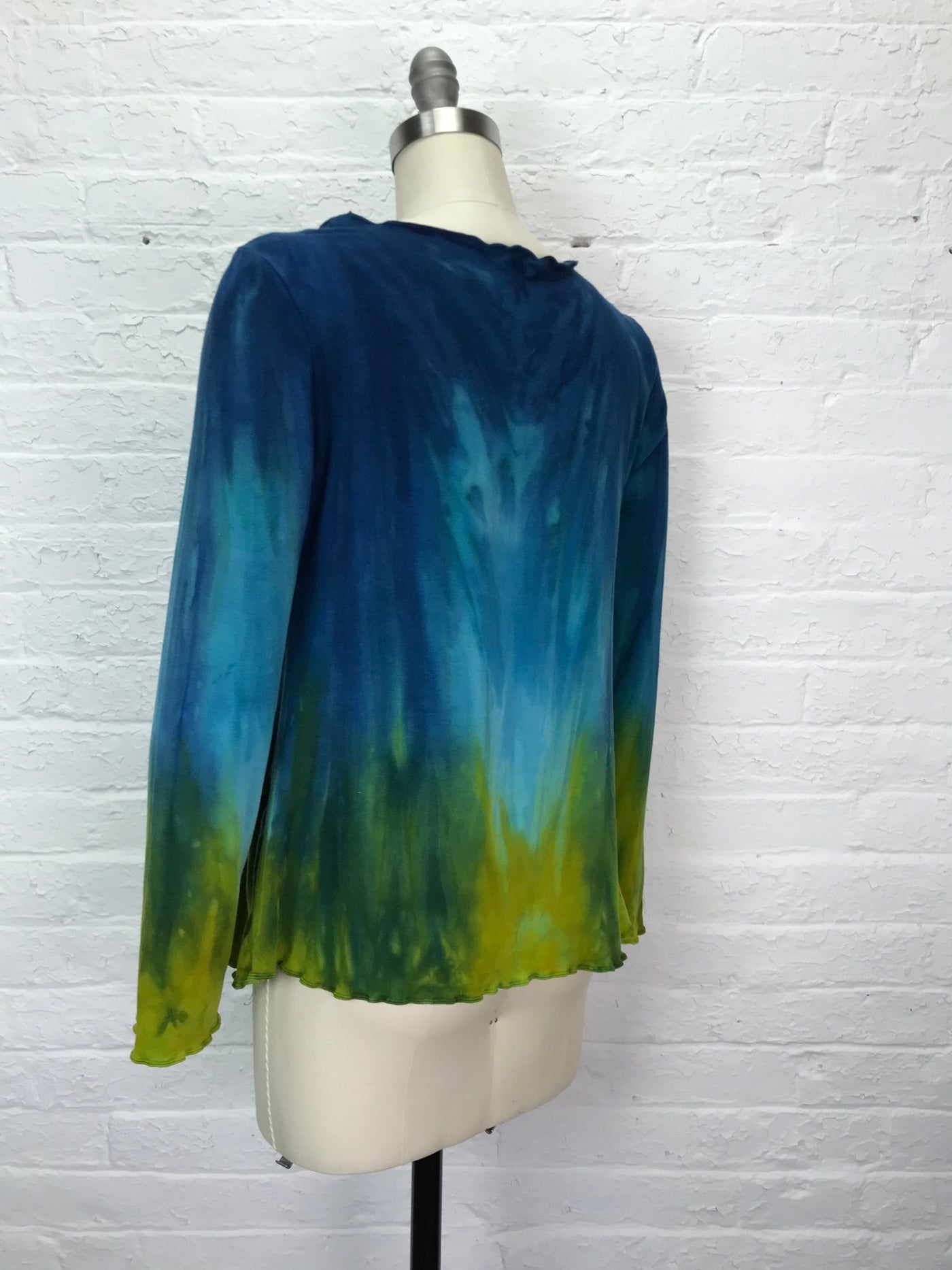 Rose Long Sleeve Top in Underwater Ombre - Cloud Candy