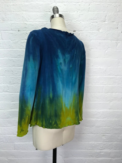 Rose Long Sleeve Top in Underwater Ombre - Cloud Candy