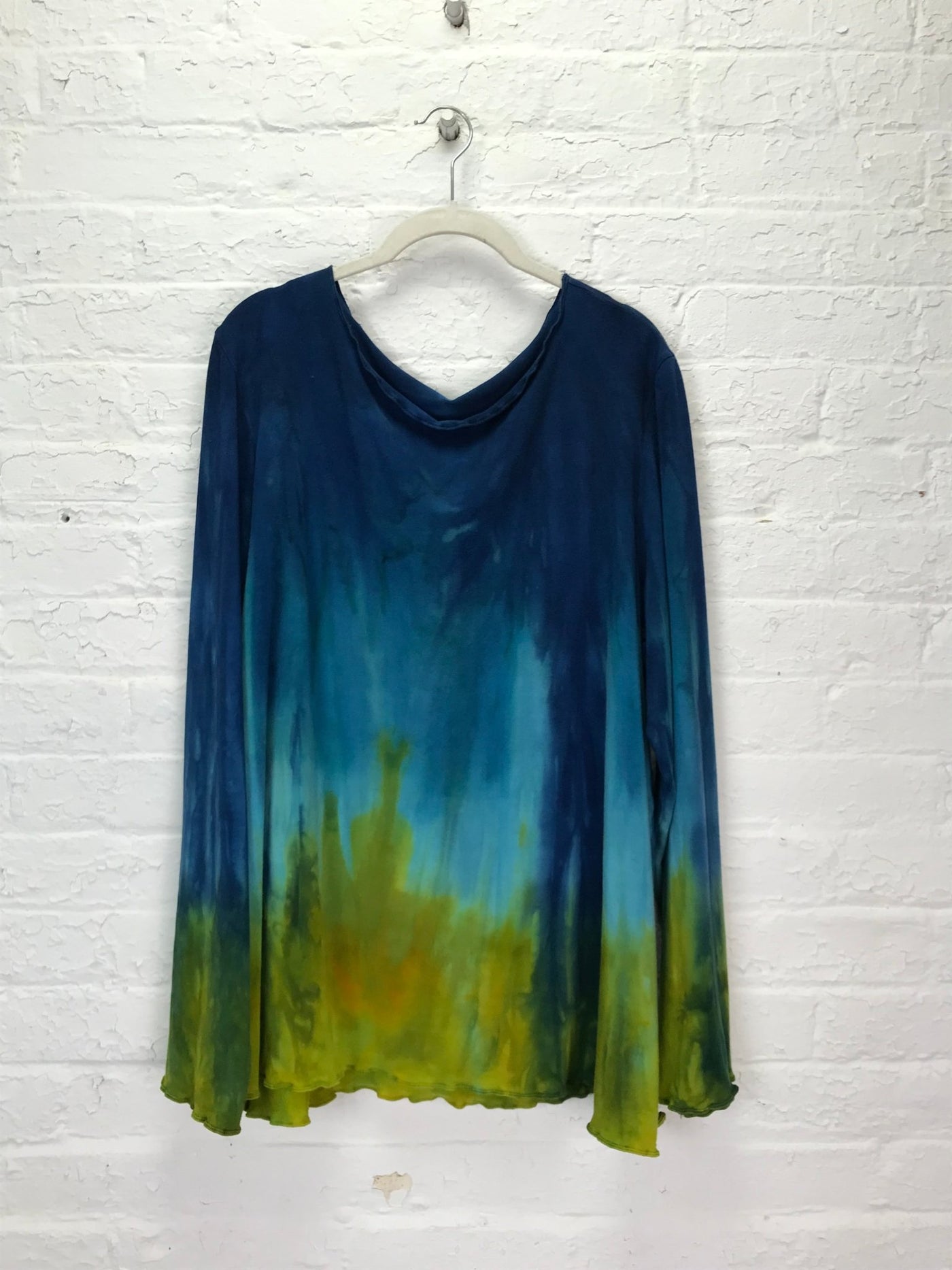 Rose Long Sleeve Top in Underwater Ombre - Cloud Candy