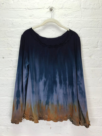 Roselle Top in Mineral Mine - Cloud Candy