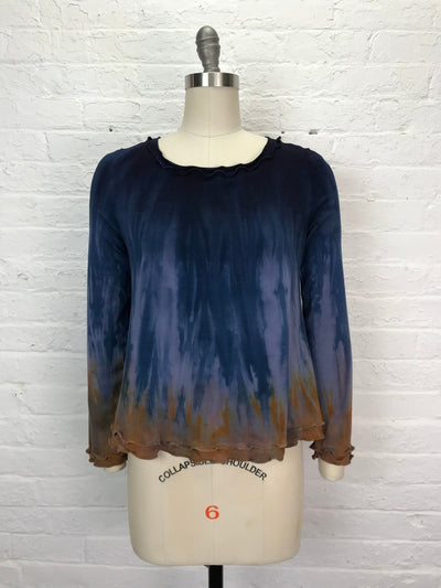 Roselle Top in Mineral Mine - Cloud Candy