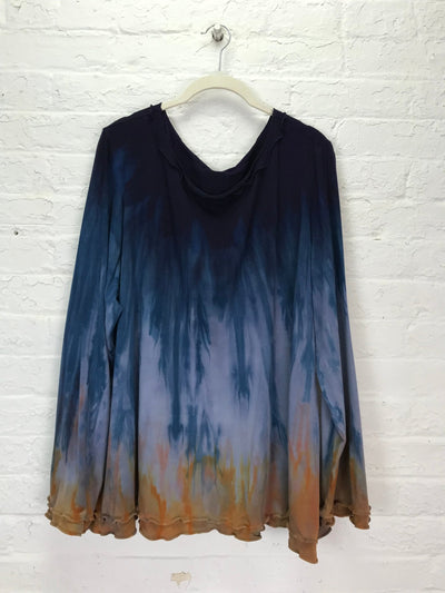 Roselle Top in Mineral Mine - Cloud Candy