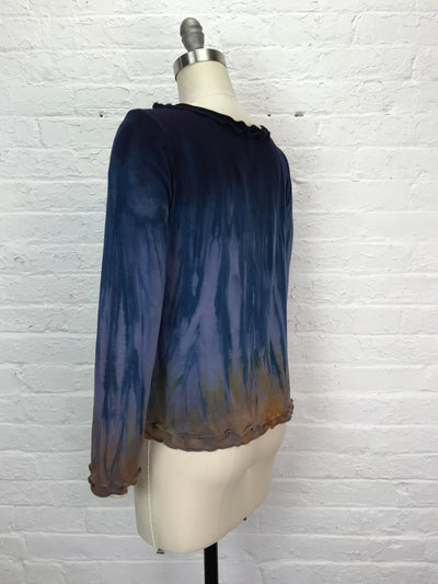 Roselle Top in Mineral Mine - Cloud Candy