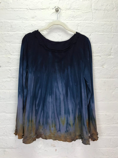 Roselle Top in Mineral Mine - Cloud Candy