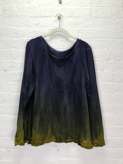 Roselle Top in Opulent Avocado - Cloud Candy
