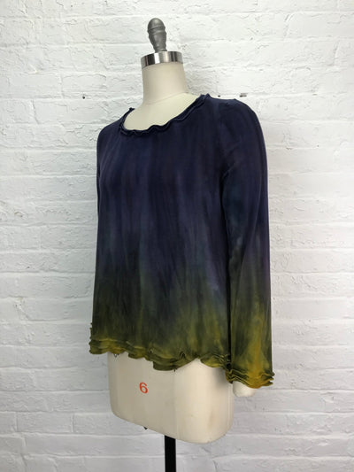 Roselle Top in Opulent Avocado - Cloud Candy