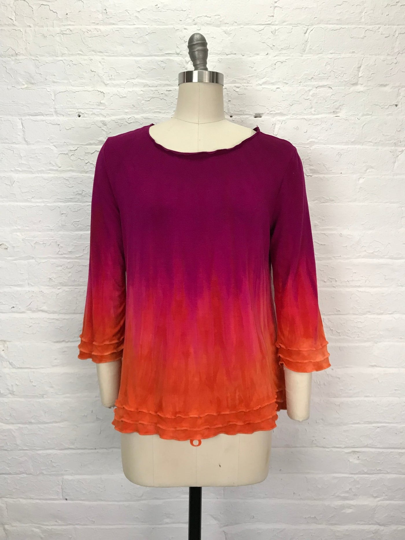 Roselle Top in Smoldering Glow - Cloud Candy
