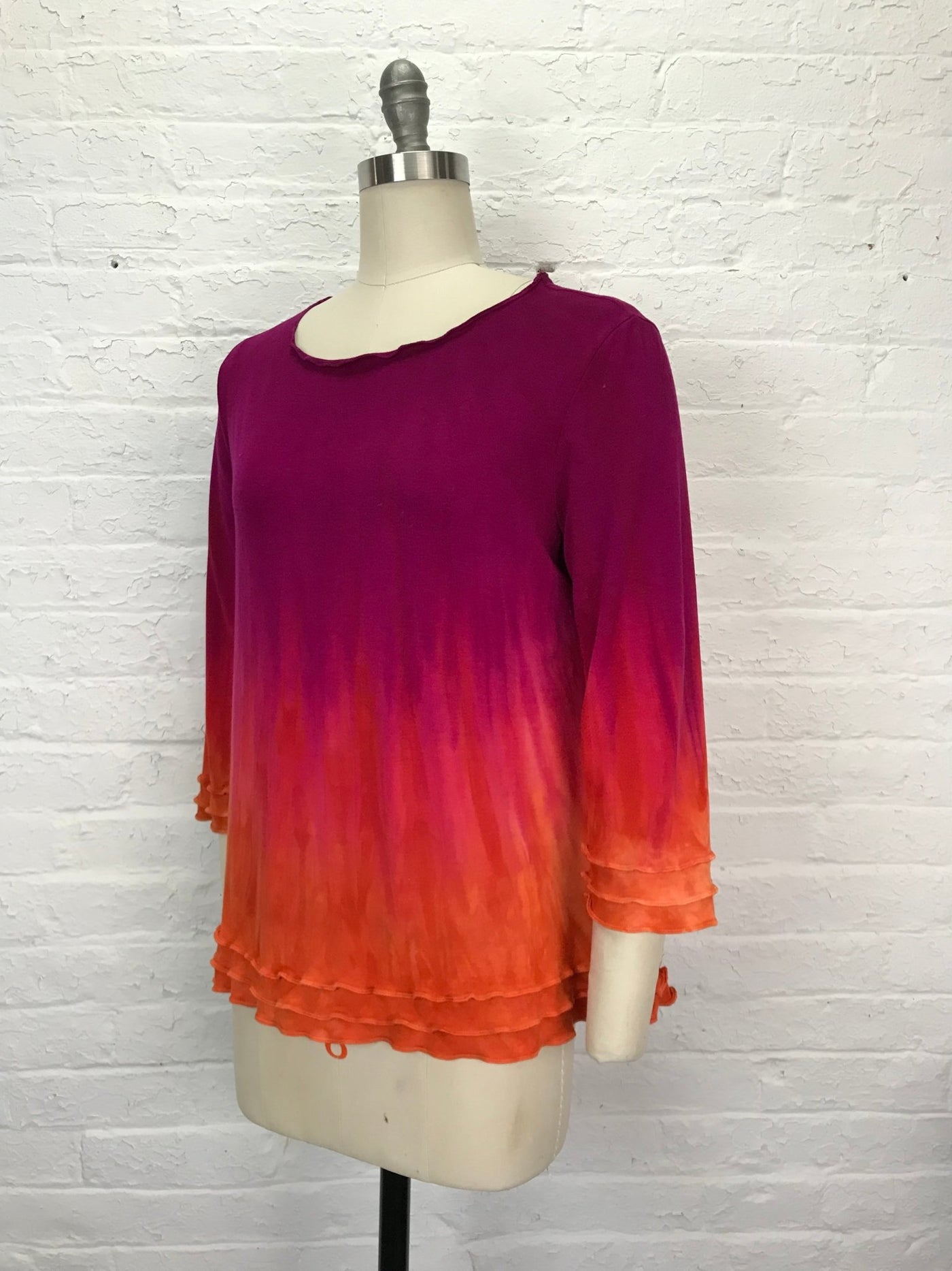 Roselle Top in Smoldering Glow - Cloud Candy