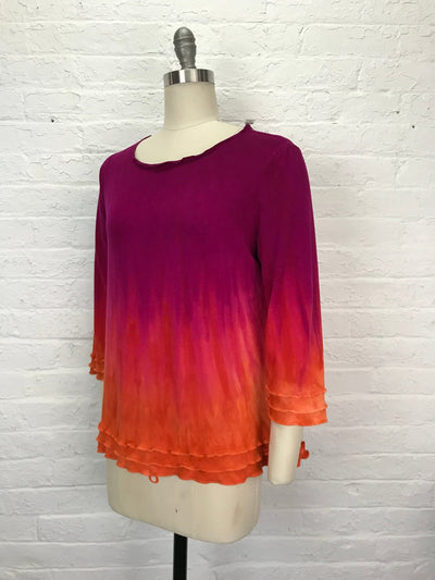 Roselle Top in Smoldering Glow - Cloud Candy