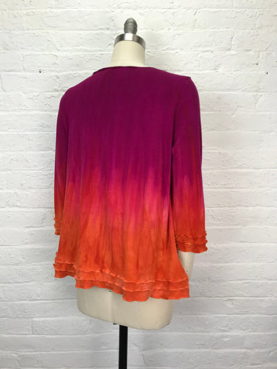 Roselle Top in Smoldering Glow - Cloud Candy