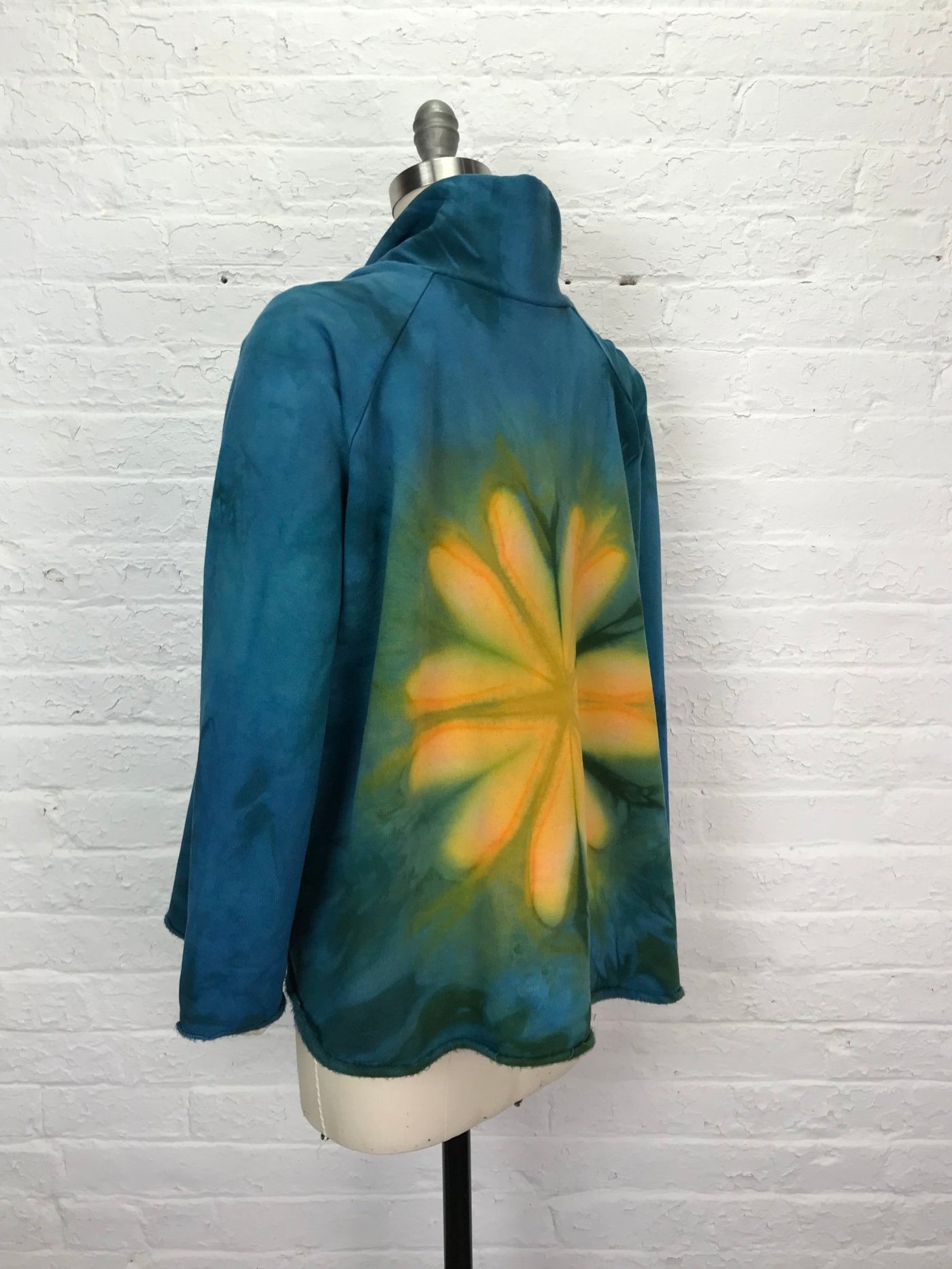 Shall Collar Jacket with Pockets in Rainforest - Cloud Candy