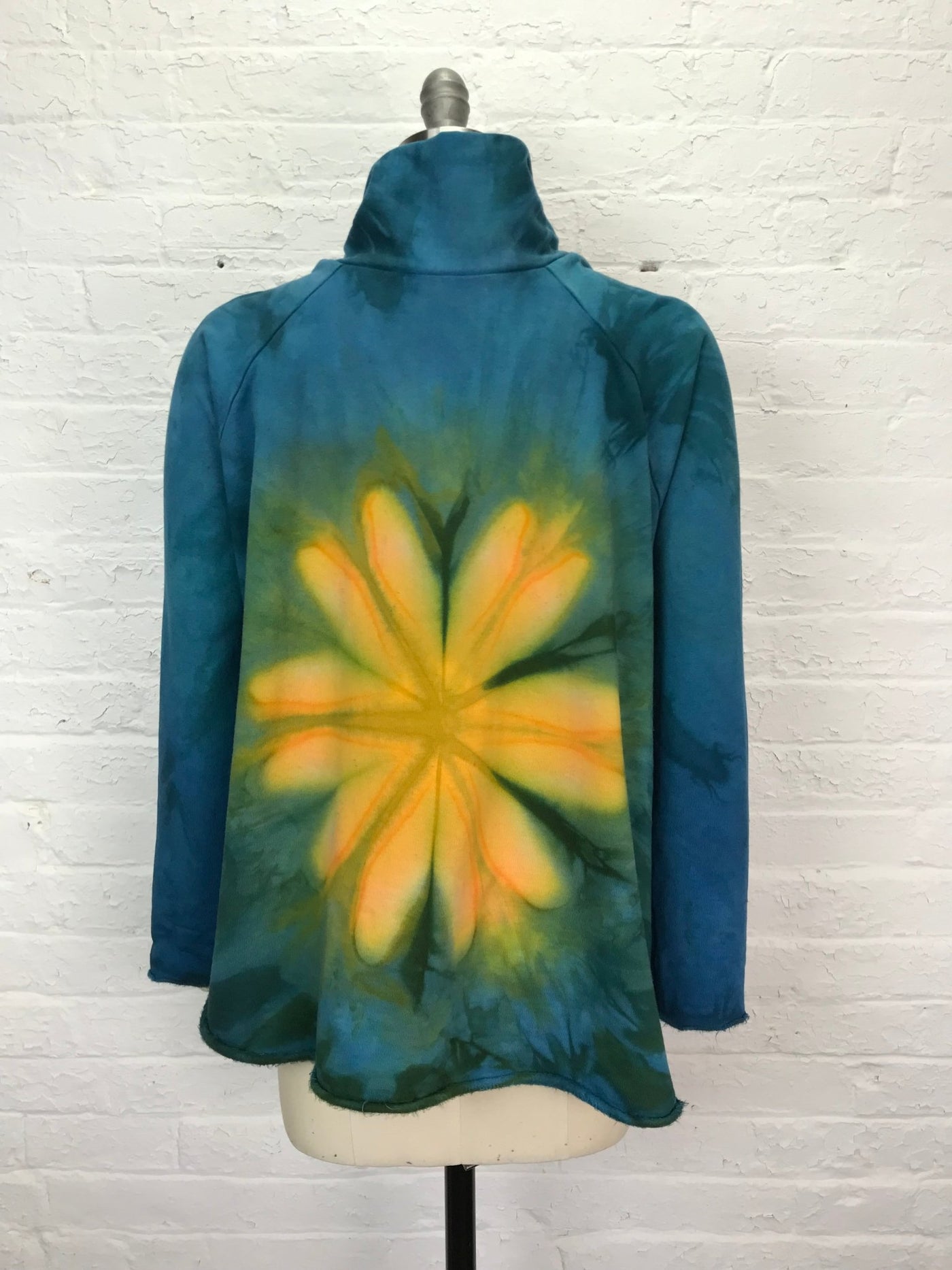 Shall Collar Jacket with Pockets in Rainforest - Cloud Candy