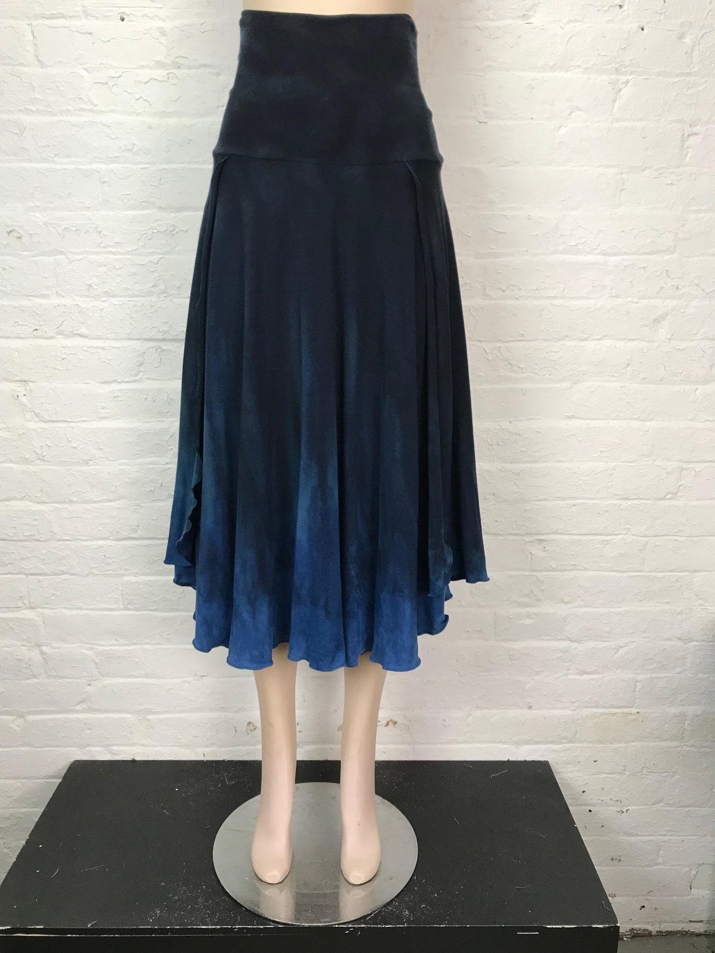 Side Slit Circle Skirt in Ink & Ether - One Size - Cloud Candy