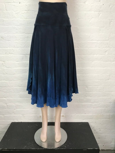 Side Slit Circle Skirt in Ink & Ether - One Size - Cloud Candy