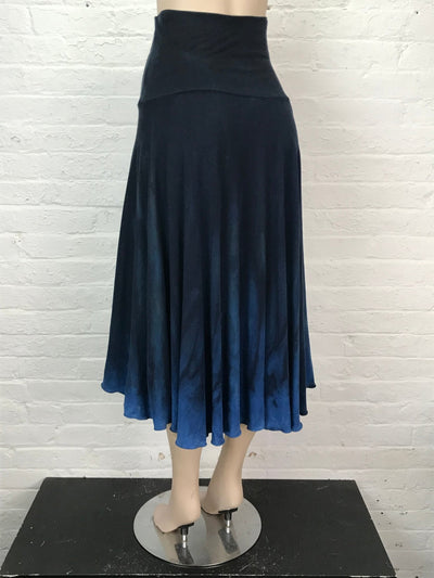 Side Slit Circle Skirt in Ink & Ether - One Size - Cloud Candy