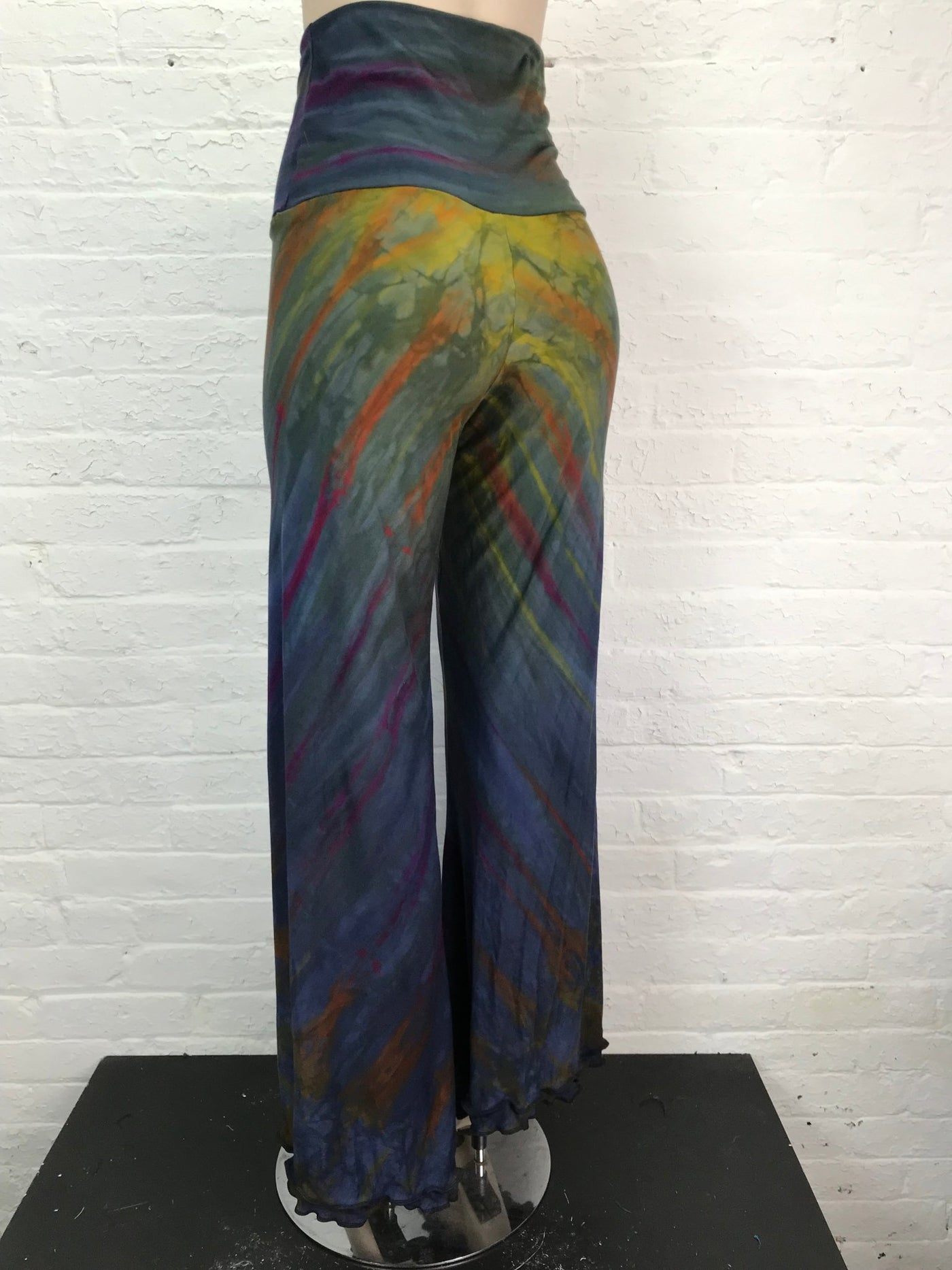 Spanish Flare Pants in Cosmic Garden - Small - Cloud Candy