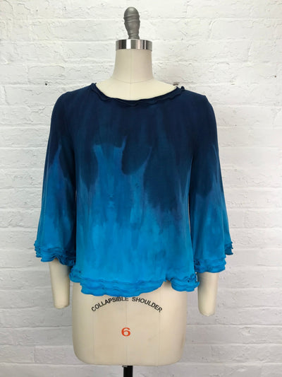 Suzie Bell Sleeve Top in Deep Reverie - Small - Cloud Candy