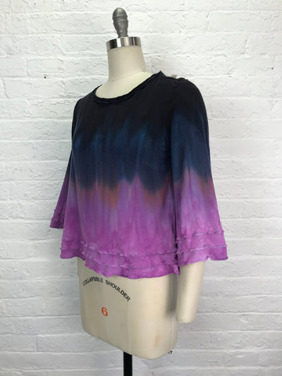 Suzie Bell Sleeve Top in Dusk til Dawn - Cloud Candy