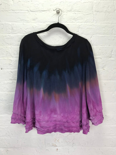 Suzie Bell Sleeve Top in Dusk til Dawn - Cloud Candy
