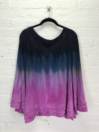 Suzie Bell Sleeve Top in Dusk til Dawn - Cloud Candy