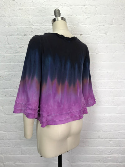 Suzie Bell Sleeve Top in Dusk til Dawn - Cloud Candy