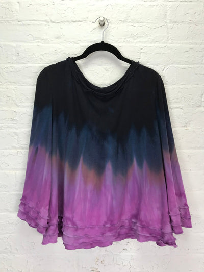 Suzie Bell Sleeve Top in Dusk til Dawn - Cloud Candy