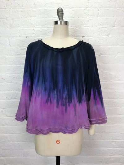 Suzie Bell Sleeve Top in Fade to Lavender Fields - Large - Cloud Candy