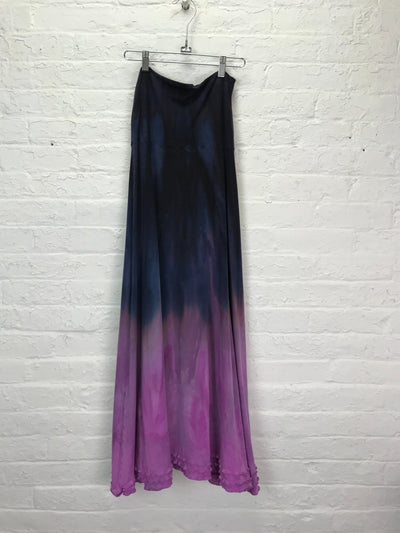 Triple Ruffle Maxi Skirt in Dusk til Dawn - Cloud Candy