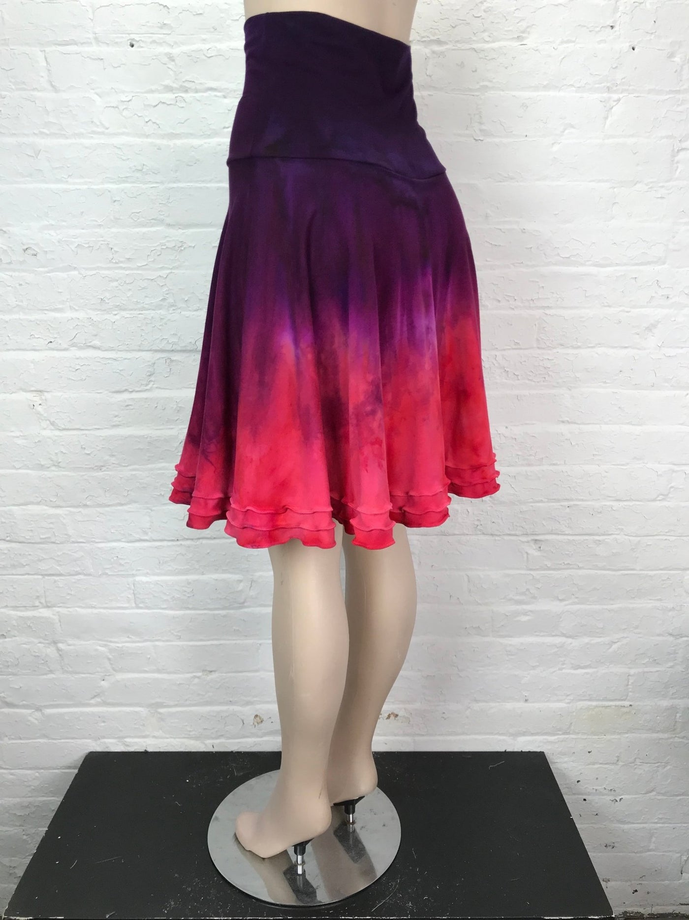 Triple Ruffle Skort in Hot House Flower - One Size - Cloud Candy