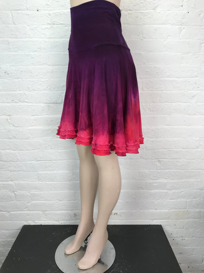 Triple Ruffle Skort in Hot House Flower - One Size - Cloud Candy