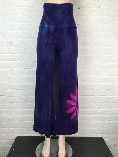 Triple Ruffle Spanish Pant in Amethyst Daisy - Cloud Candy