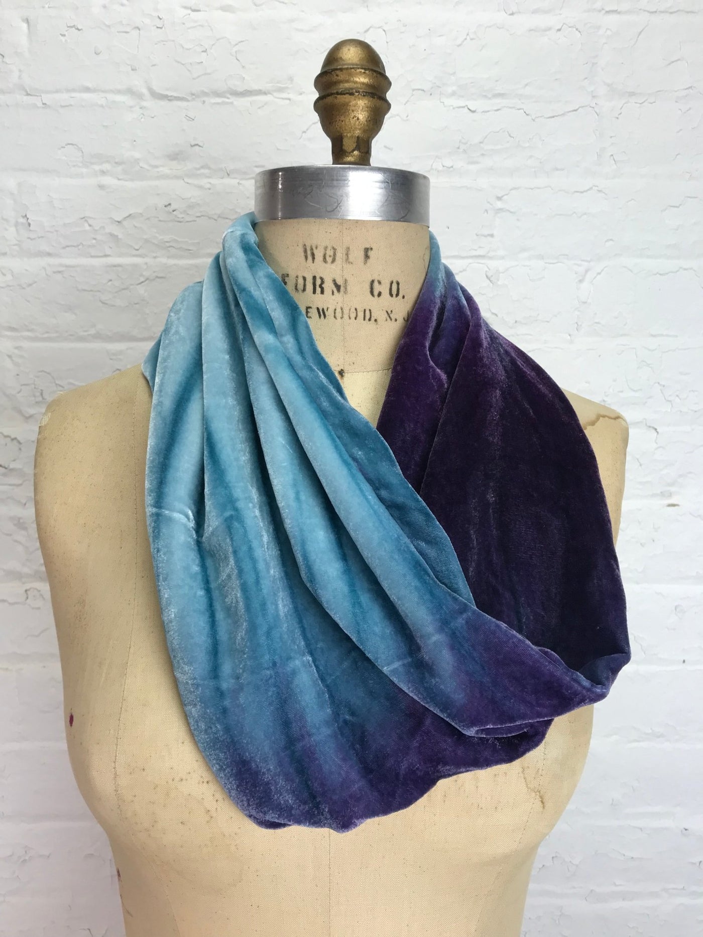 Velvet Cowl Warmer in Grape Ice - Cloud Candy