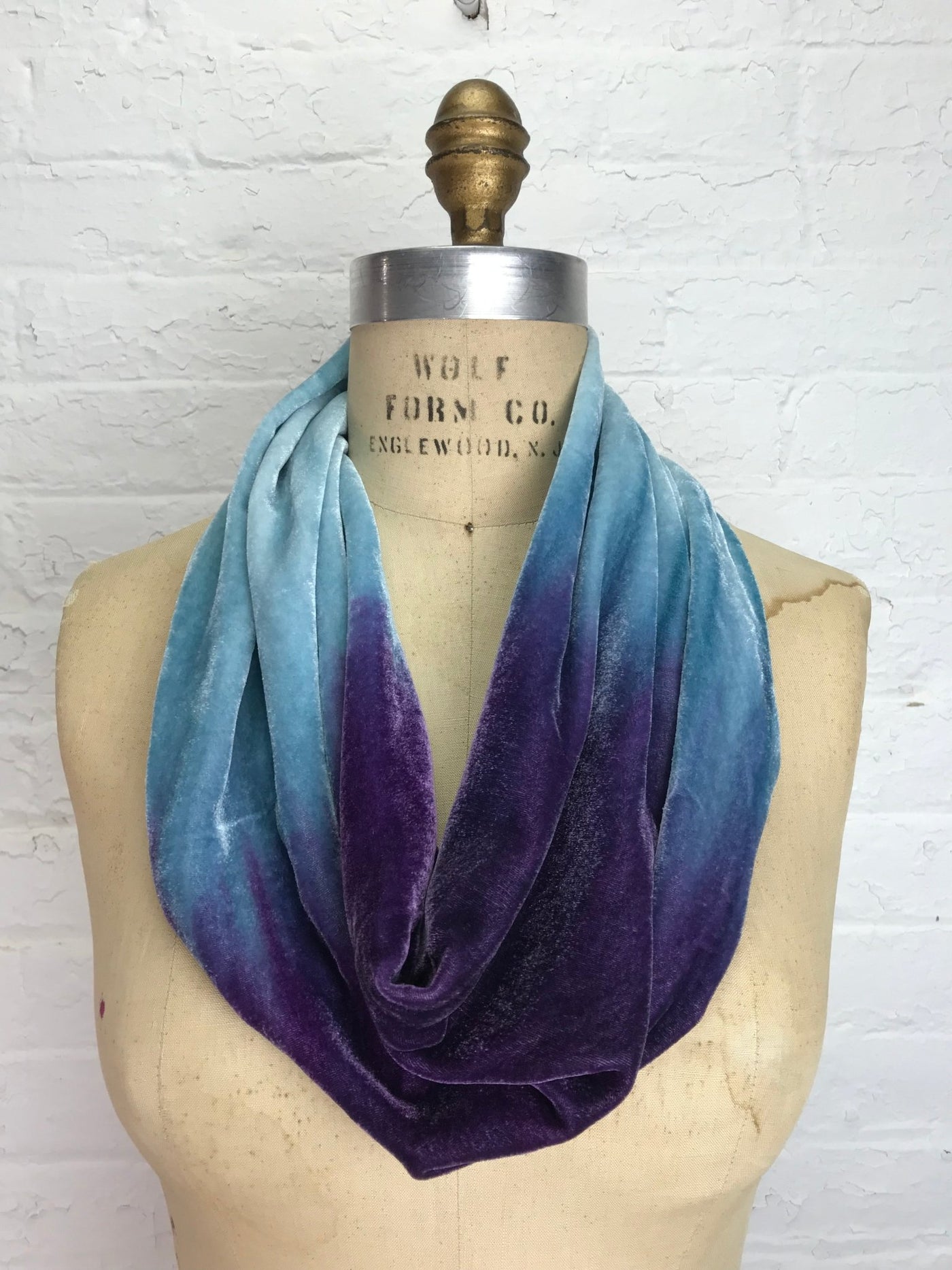 Velvet Cowl Warmer in Grape Ice - Cloud Candy