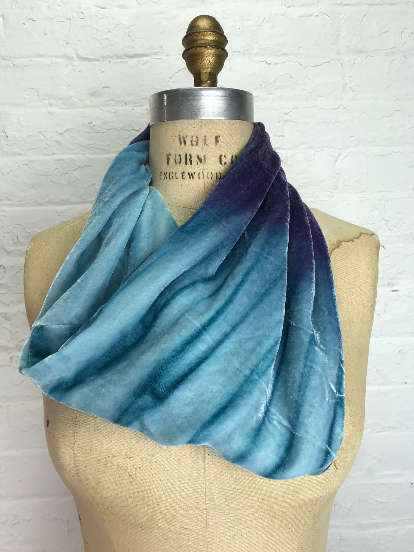 Velvet Cowl Warmer in Grape Ice - Cloud Candy