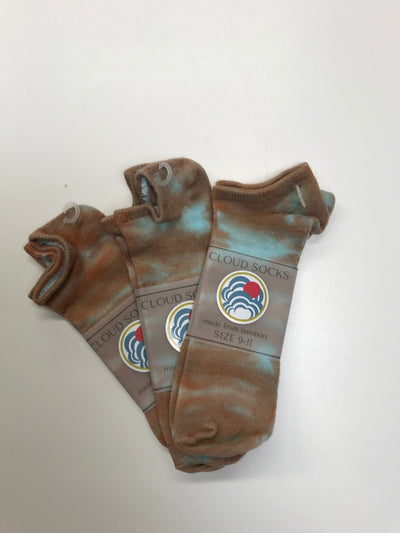Women's Bamboo Footie Socks in Light Terra Cotta - Cloud Candy