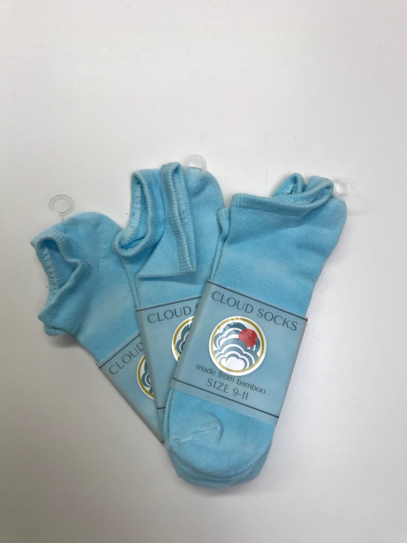 Women's Bamboo Footie Socks in Robin's Egg - Cloud Candy