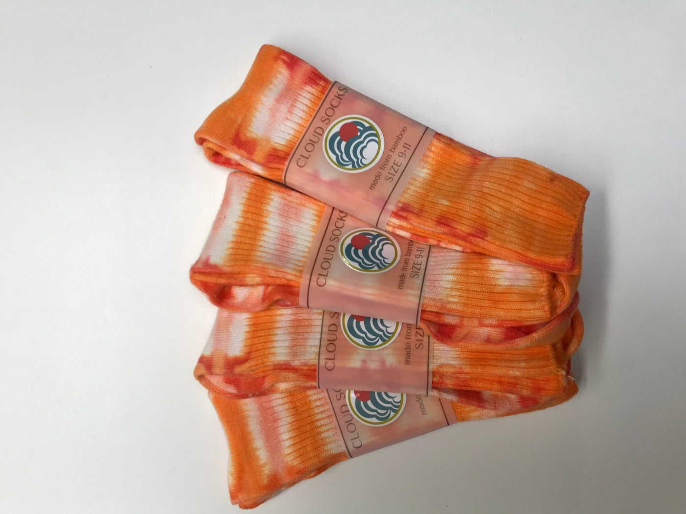 Women's Bamboo Socks in Cantaloupe - Cloud Candy