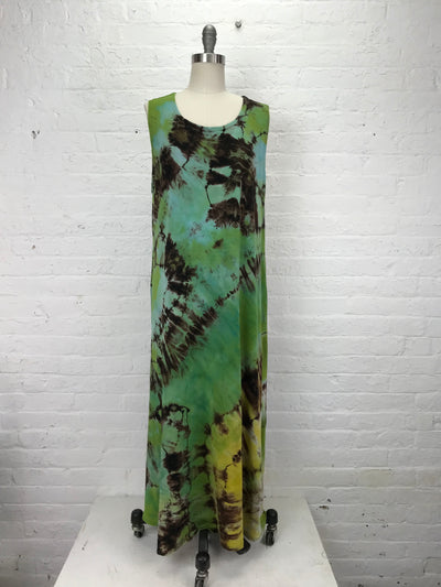 Maxi Tank Dress in Gorillas in the Mist - front view