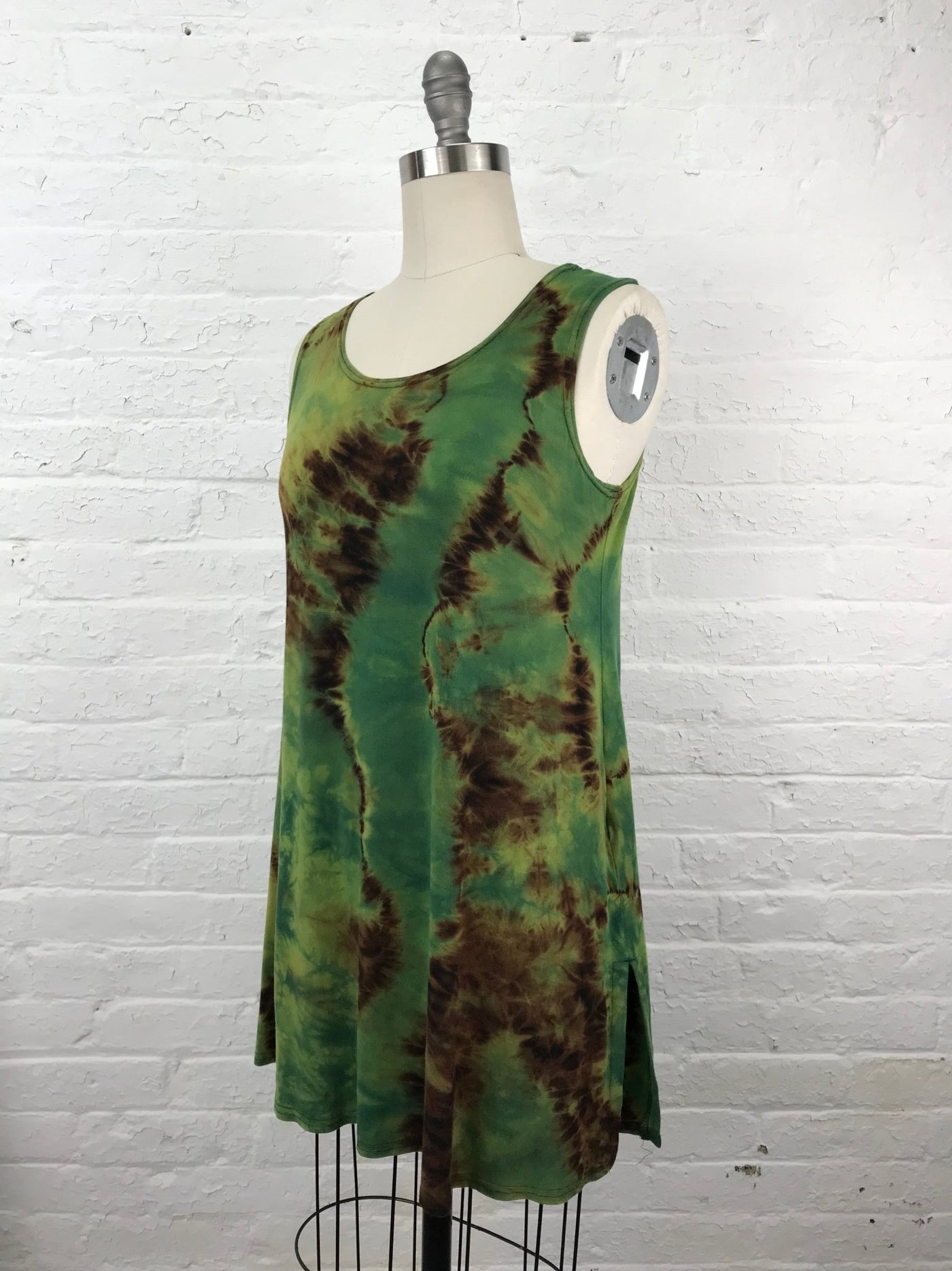 Eileen Mini Tank Tunic in Jungles of Burma - Cloud Candy