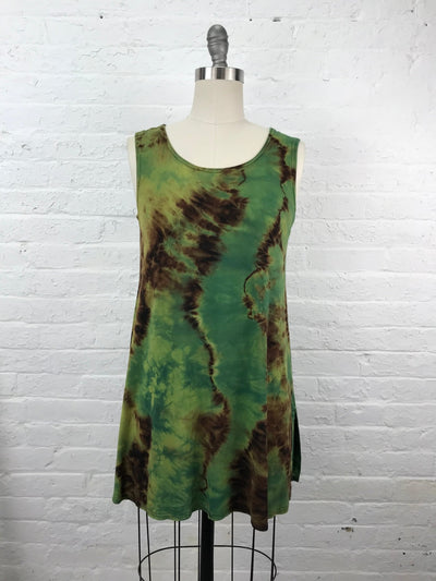 Eileen Mini Tank Tunic in Jungles of Burma - Cloud Candy