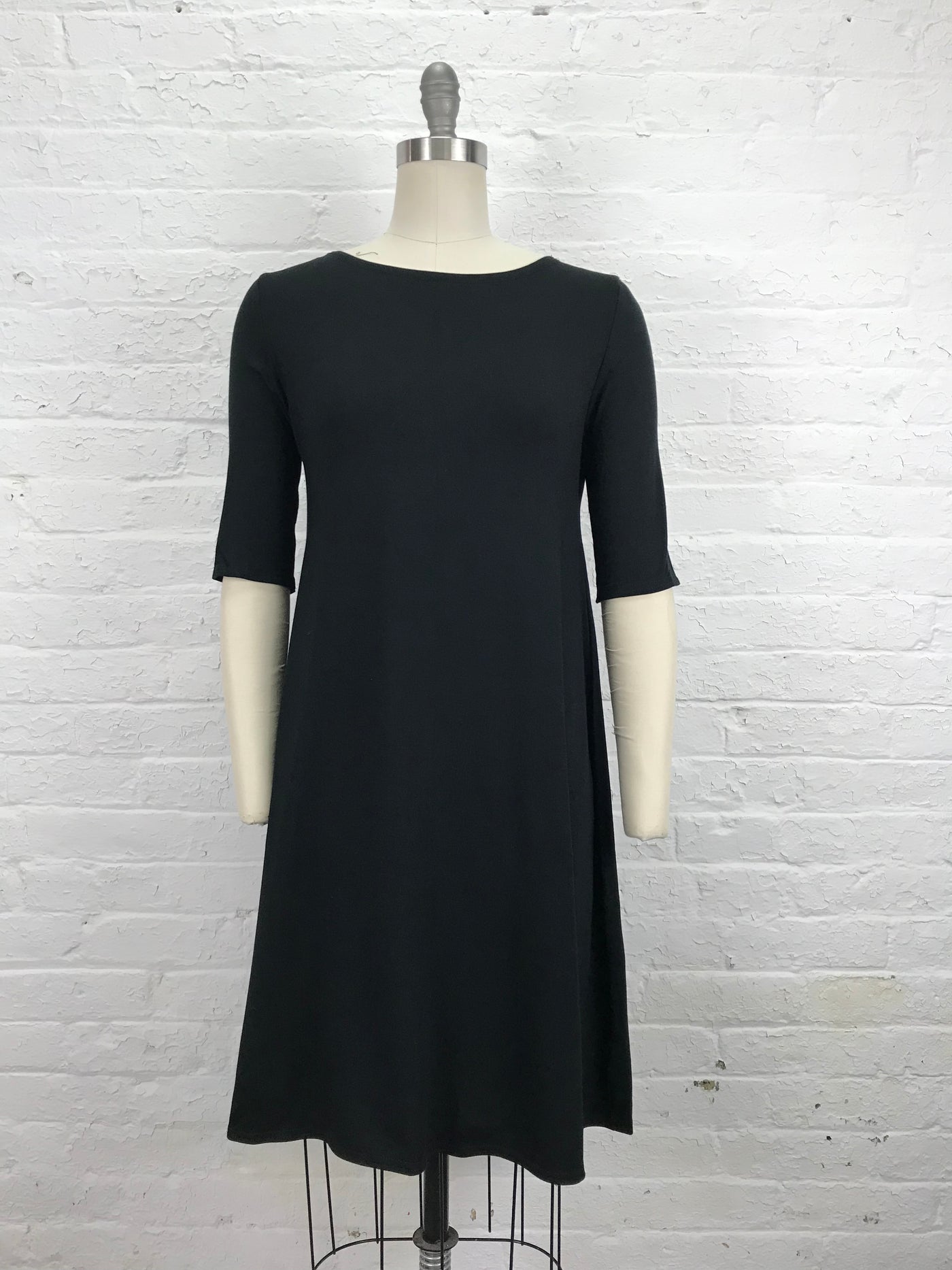 Lucille Dress in Solid Black