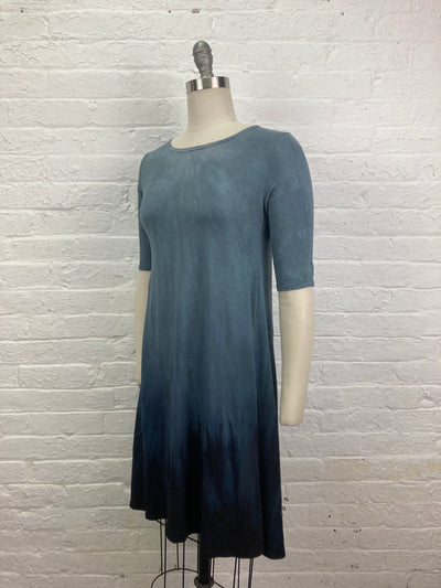 LUCILLE DRESS in Stormy Ombre