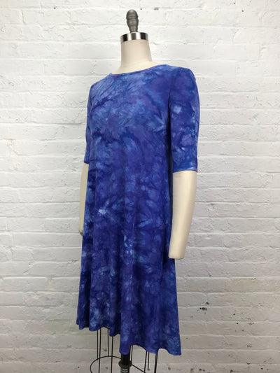 LUCILLE DRESS in Morning Glory Variegated