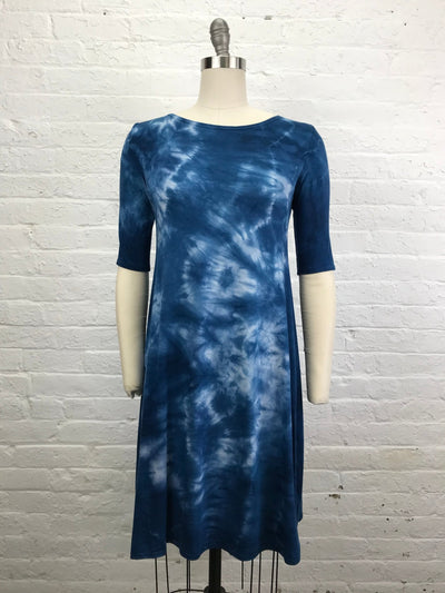 LUCILLE DRESS in Nautical Tangle - Cloud Candy